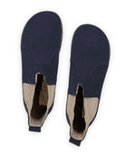 Side view Navy Chelsea Boots - Calf Leather Zero Drop | Bespoky