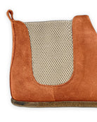 Top view Orange Chelsea Boots - Handcrafted Calf Leather | Bespoky