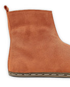 Top view Orange Chelsea Boots - Handcrafted Calf Leather | Bespoky
