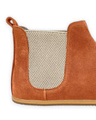 Top view Orange Chelsea Boots - Handcrafted Calf Leather | Bespoky