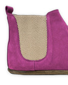 Top view Pink Chelsea Boots - Handcrafted Calf Leather | Bespoky