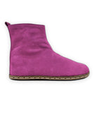 Side view Pink Chelsea Boots - Calf Leather Zero Drop | Bespoky