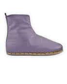 Side view Purple Chelsea Boots - Calf Leather Zero Drop | Bespoky