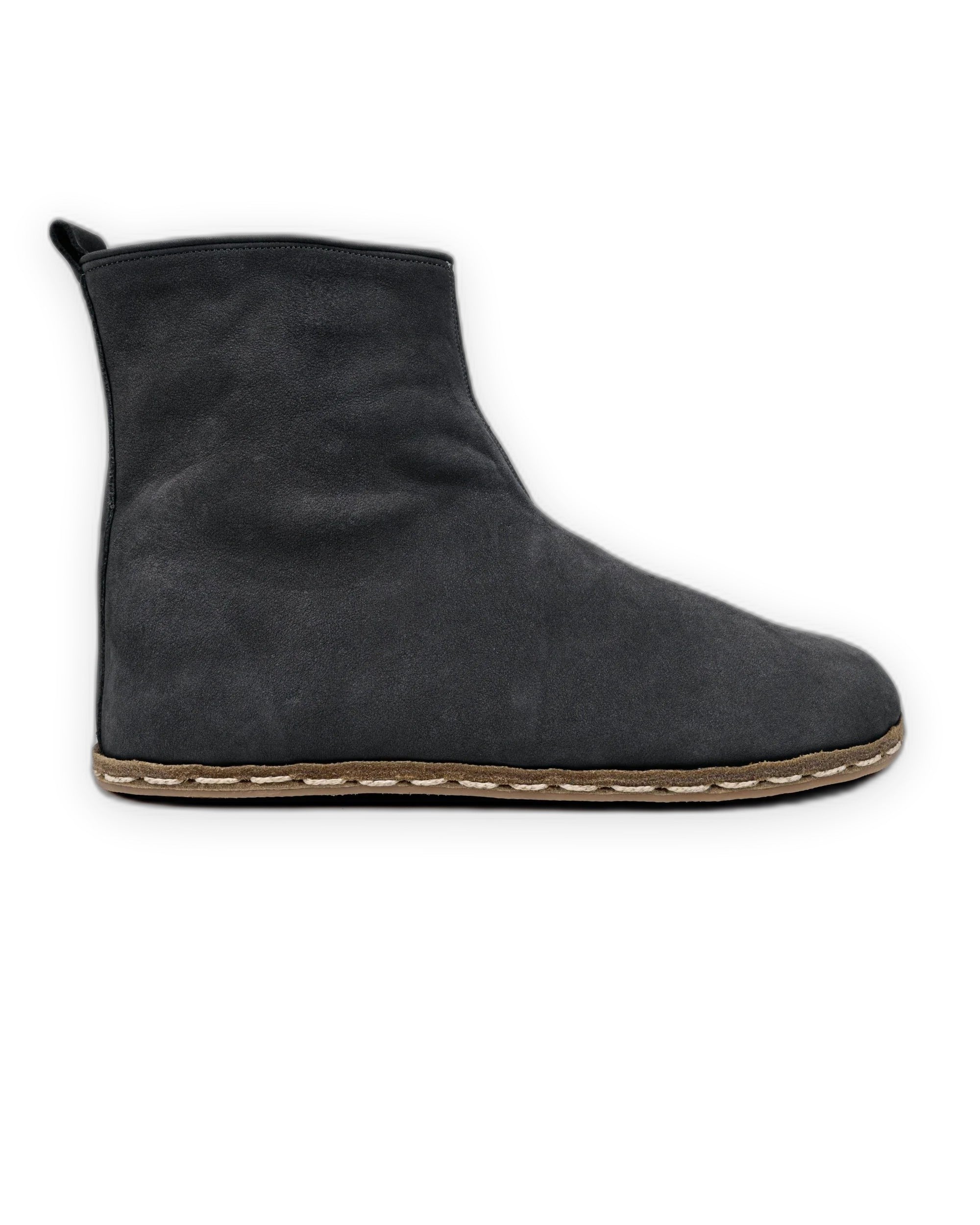 Side view Smoked Chelsea Boots - Calf Leather Zero Drop | Bespoky