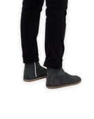Pair Smoked Chelsea Boots - Barefoot Wide Toe Calf Leather | Bespoky