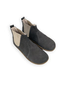 Women's Smoked Chelsea Boots - Handcrafted Calf Leather Wide Toe Box | Bespoky