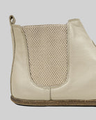Side view Beige Chelsea Boots - Calf Leather Zero Drop | Bespoky