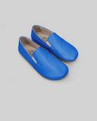 Men's Blue Barefoot Shoes - Handcrafted Calf Leather Wide Toe Box | Bespoky