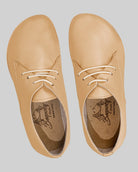 Side view Melon Yellow Oxford Shoes - Calf Leather Zero Drop | Bespoky