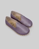 Men's Purple Barefoot Yemeni - Handcrafted Calf Leather Wide Toe Box | Bespoky