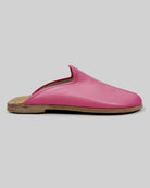 Side view Fuchsia Slippers - Calf Leather Zero Drop | Bespoky