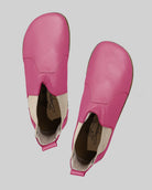 Side view Fuchsia Chelsea Boots - Calf Leather Zero Drop | Bespoky