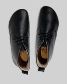 Top view Black Ankle Boots - Handcrafted Calf Leather | Bespoky