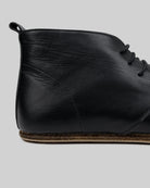 Side view Black Ankle Boots - Calf Leather Zero Drop | Bespoky