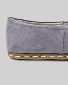 Detail Grey Yemeni Shoes - Handcrafted Calf Leather Turkey | Bespoky
