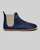 Top view Navy Blue Chelsea Boots - Handcrafted Calf Leather | Bespoky