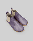 Men's Purple Chelsea Boots - Handcrafted Calf Leather Wide Toe Box | Bespoky