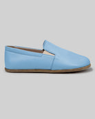Side view Baby Blue Barefoot Shoes - Calf Leather Zero Drop | Bespoky