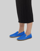 Detail Blue Barefoot Shoes - Handcrafted Calf Leather Turkey | Bespoky