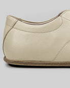 Top view Beige Barefoot Sneaker - Handcrafted Calf Leather | Bespoky