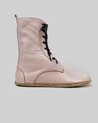 Pair Pink Barefoot Boot - Barefoot Wide Toe Calf Leather | Bespoky