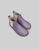 Men's Purple Chelsea Boots - Handcrafted Calf Leather Wide Toe Box | Bespoky