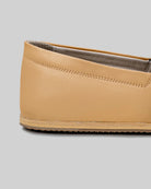 Top view Melon Yellow Barefoot Shoes - Handcrafted Calf Leather | Bespoky