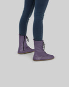 Detail Purple Barefoot Boot - Handcrafted Calf Leather Turkey | Bespoky