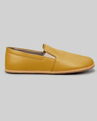 Top view Mustard Barefoot Shoes - Handcrafted Calf Leather | Bespoky