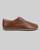Close-up calf leather - Brown Oxford Shoes Detail | Bespoky