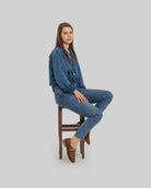 Back view Dark Tan Pointed Toe Oxford - Calf Leather Handcrafted | Bespoky