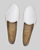 Side view White Yemeni Shoes - Calf Leather Zero Drop | Bespoky