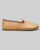 Detail Melon Yellow Barefoot Yemeni - Handcrafted Calf Leather Turkey | Bespoky