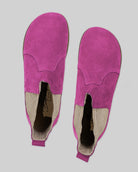 Side view Pink Chelsea Boots - Calf Leather Zero Drop | Bespoky