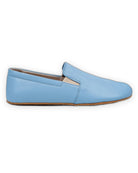 Side view Baby Blue Barefoot Shoes - Calf Leather Zero Drop | Bespoky