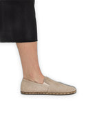 Pair Beige Nubuck Barefoot Shoes - Barefoot Wide Toe Calf Leather | Bespoky
