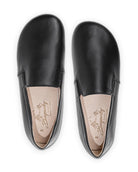 Side view Black Barefoot Shoes - Calf Leather Zero Drop | Bespoky