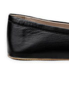 Top view Black Barefoot Shoes - Handcrafted Calf Leather | Bespoky