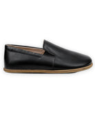 Close-up calf leather - Black Barefoot Shoes Detail | Bespoky