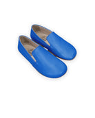 Men's Blue Barefoot Shoes - Handcrafted Calf Leather Wide Toe Box | Bespoky