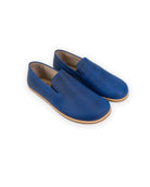 Men's Blue Barefoot Shoes - Handcrafted Calf Leather Wide Toe Box | Bespoky