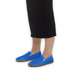 Detail Blue Barefoot Shoes - Handcrafted Calf Leather Turkey | Bespoky