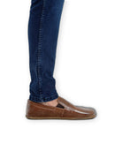 Pair Brown Barefoot Shoes - Barefoot Wide Toe Calf Leather | Bespoky