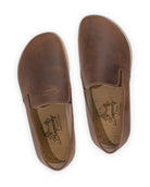 Side view Tan Barefoot Shoes - Calf Leather Zero Drop | Bespoky