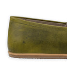 Detail Yellow Barefoot Shoes - Handcrafted Calf Leather Turkey | Bespoky