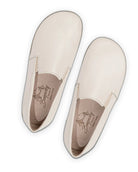 Detail Cream Barefoot Shoes - Handcrafted Calf Leather Turkey | Bespoky
