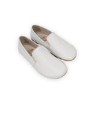 Men's Cream Barefoot Shoes - Handcrafted Calf Leather Wide Toe Box | Bespoky