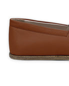 Detail Dark Brown Barefoot Shoes - Handcrafted Calf Leather Turkey | Bespoky