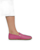 Pair Fuchsia Barefoot Shoes - Barefoot Wide Toe Calf Leather | Bespoky