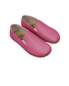 Men's Fuchsia Barefoot Shoes - Handcrafted Calf Leather Wide Toe Box | Bespoky